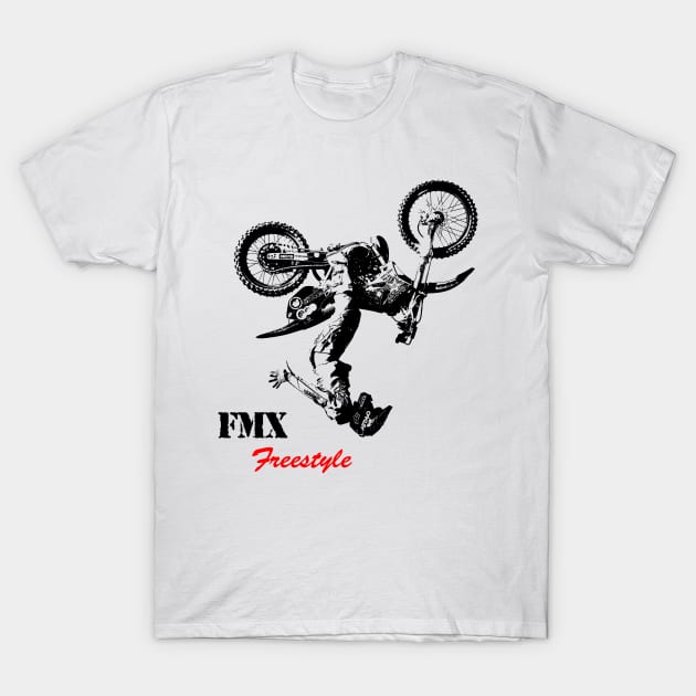 FMX Freestyle T-Shirt by hottehue